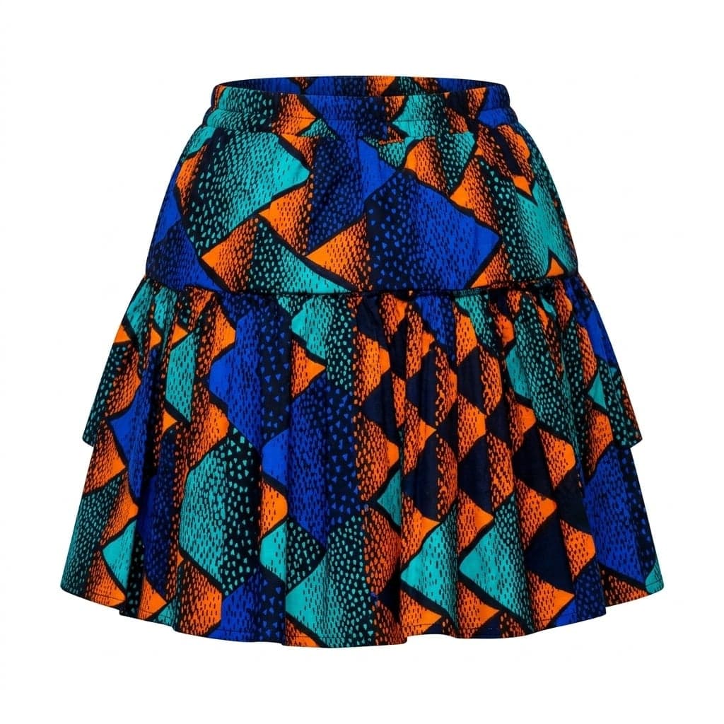 KACHENCHE AFRICAN PRINT SKIRT