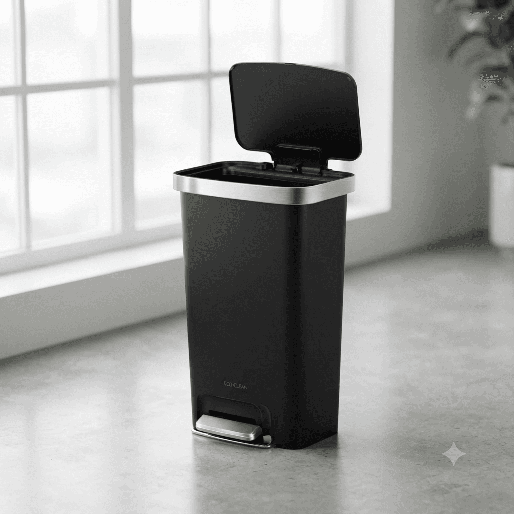 Step-On Pedal Kitchen Trash Bin
