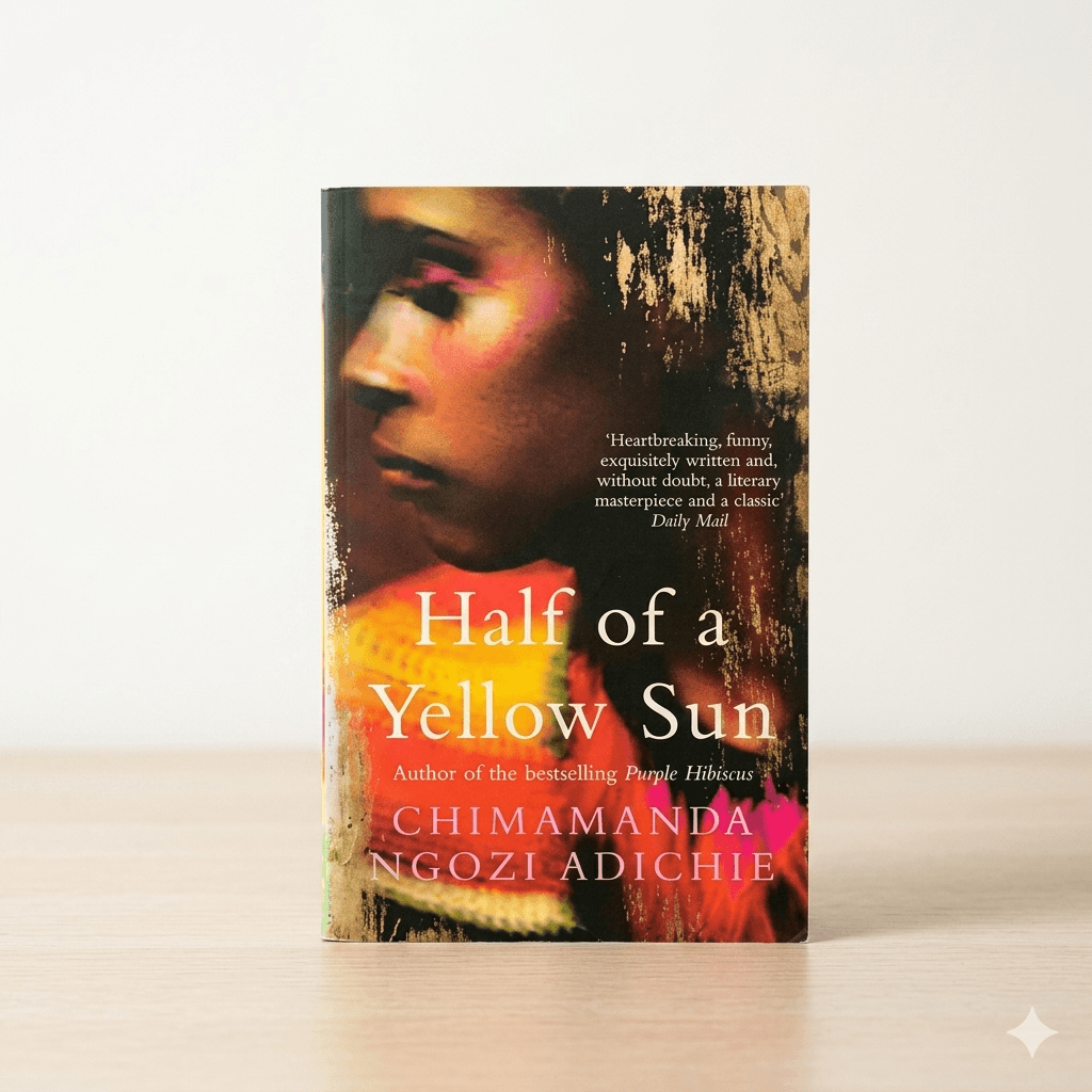 Half of a Yellow Sun by Chimamanda Ngozi Adichie — by Chimamanda Ngozi Adichie — historical-fiction from NG — Afrizonemart