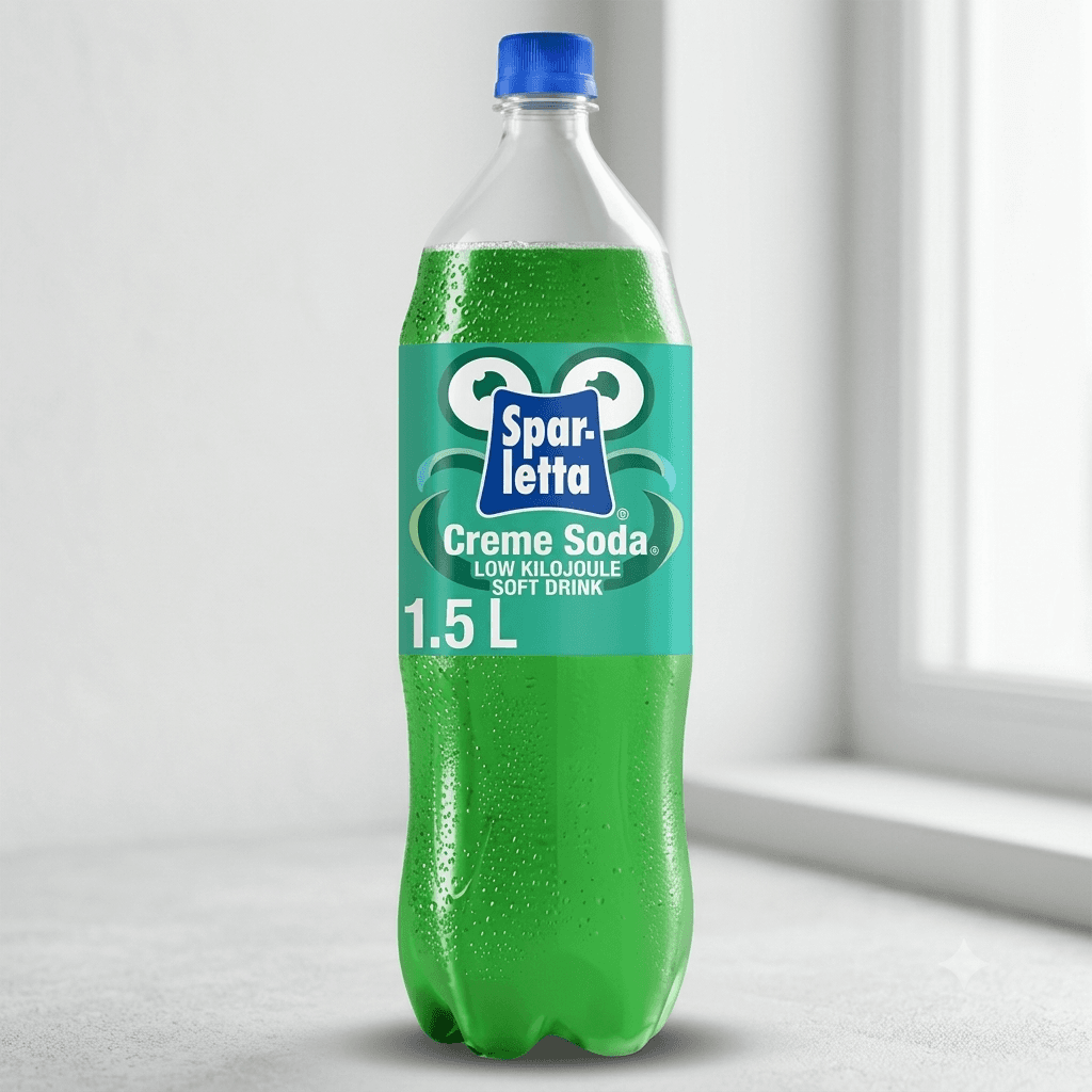 Sparletta Family Pack 1.5L Creme Soda — by Sparletta — Carbonated Drinks from ZA — Afrizonemart