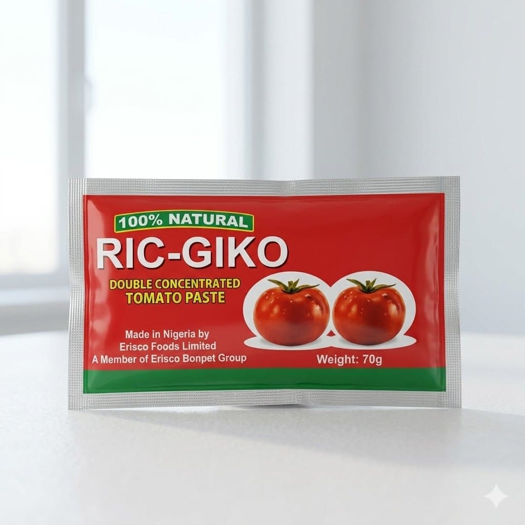 Ric-Giko Tomato Paste 70g — by Ric-Giko — Tomato Sauces from NG — Afrizonemart