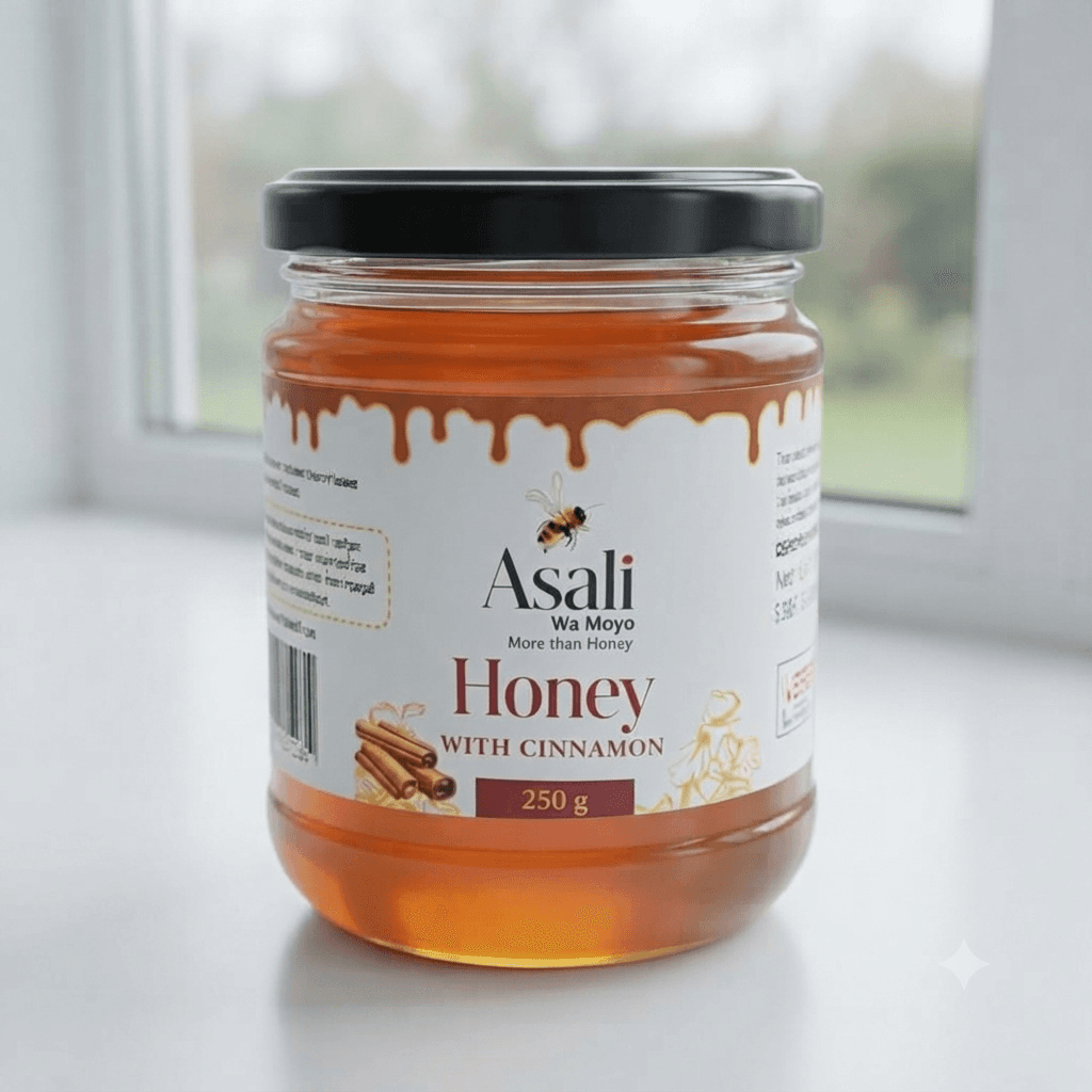 Asali Wa Moyo Honey with Cinnamon - 250g