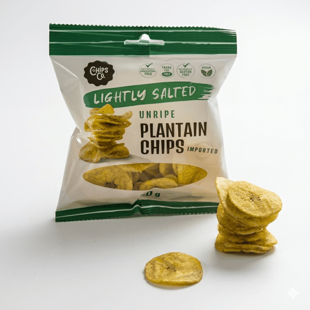Plantain Chips Salted Unripe 100g