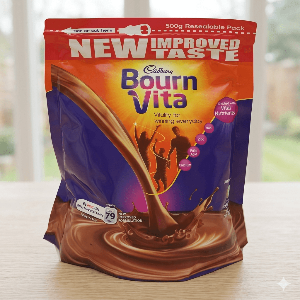 Cadbury Bournvita Chocolate Drink 500g Refill