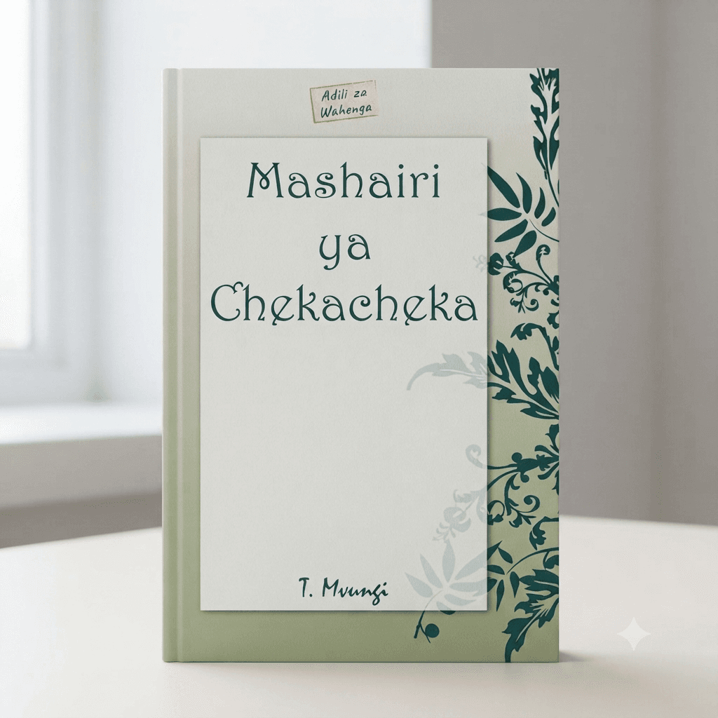 Mashairi Ya Chekacheka by T. Mvungi — by APE Network — poetry products from TZ — Afrizonemart