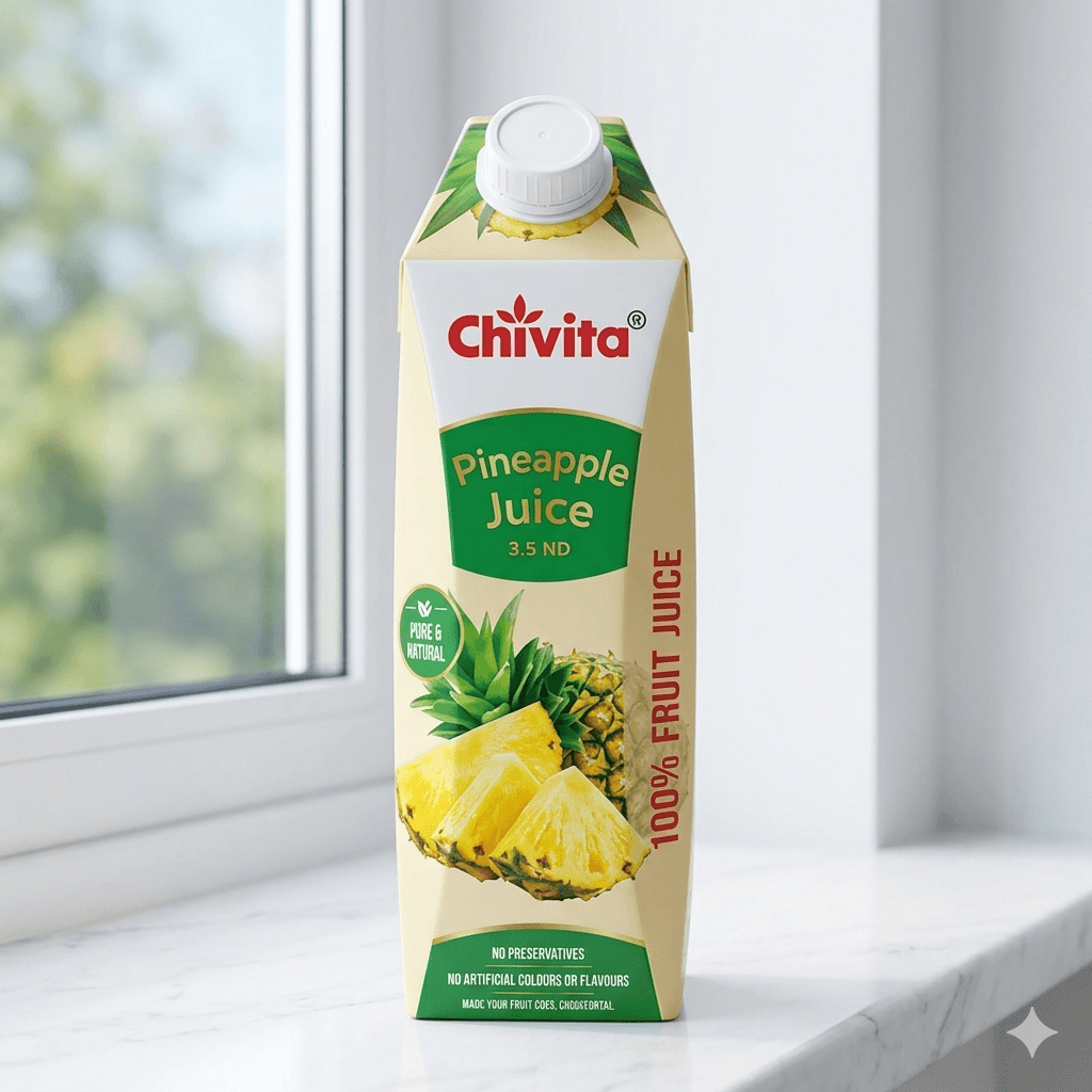 Chivita 100% Pineapple Juice 1L — by Chivita — Fruit Juices from NG — Afrizonemart