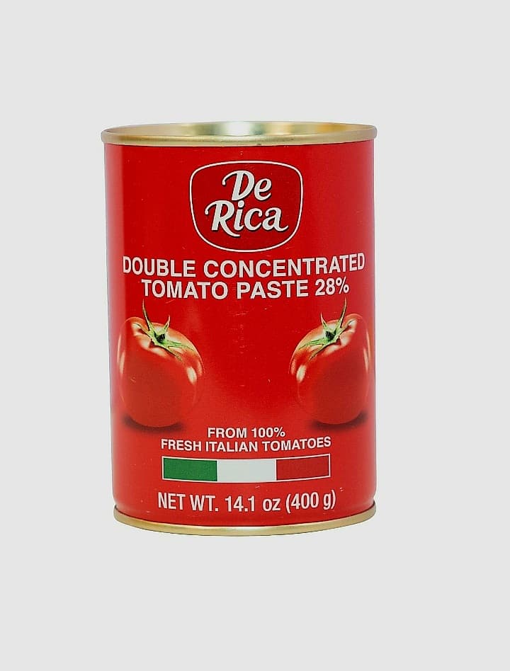 De Rica Tomato Paste 400g Tin — by De Rica — Tomato Sauces from NG — Afrizonemart