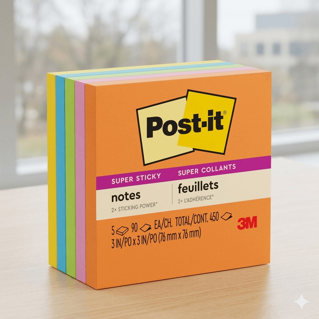 Sticky Notes 3x3 inch Pack of 5