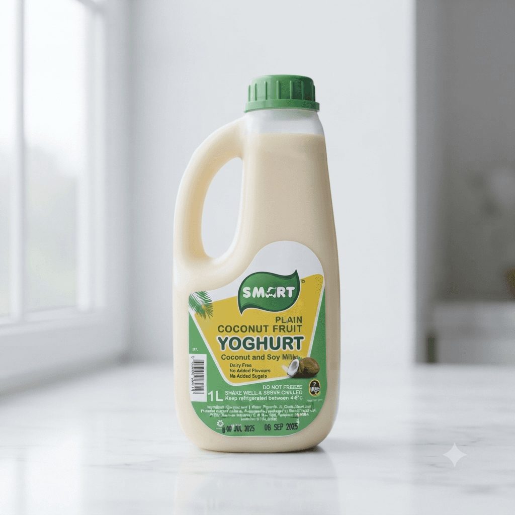 Smart, Plain Coconut Yoghurt - 1L