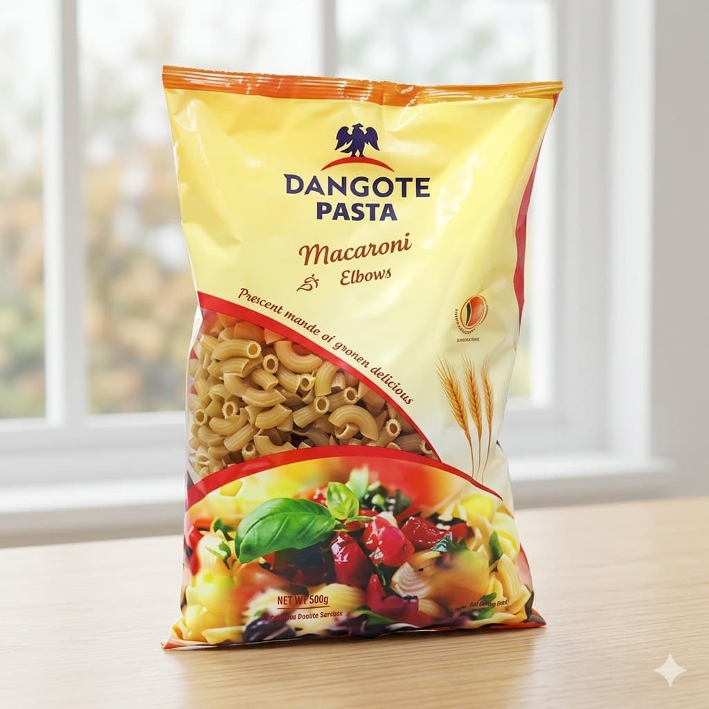 Dangote Macaroni 500g — by Dangote — Pasta Noodles from NG — Afrizonemart