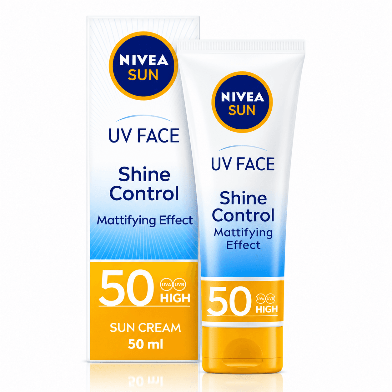 NIVEA Sun UV Sunscreen Face Shine Control Cream SPF 50 - 50ml — by NIVEA — face-sunscreen products from NG — Afrizonemart