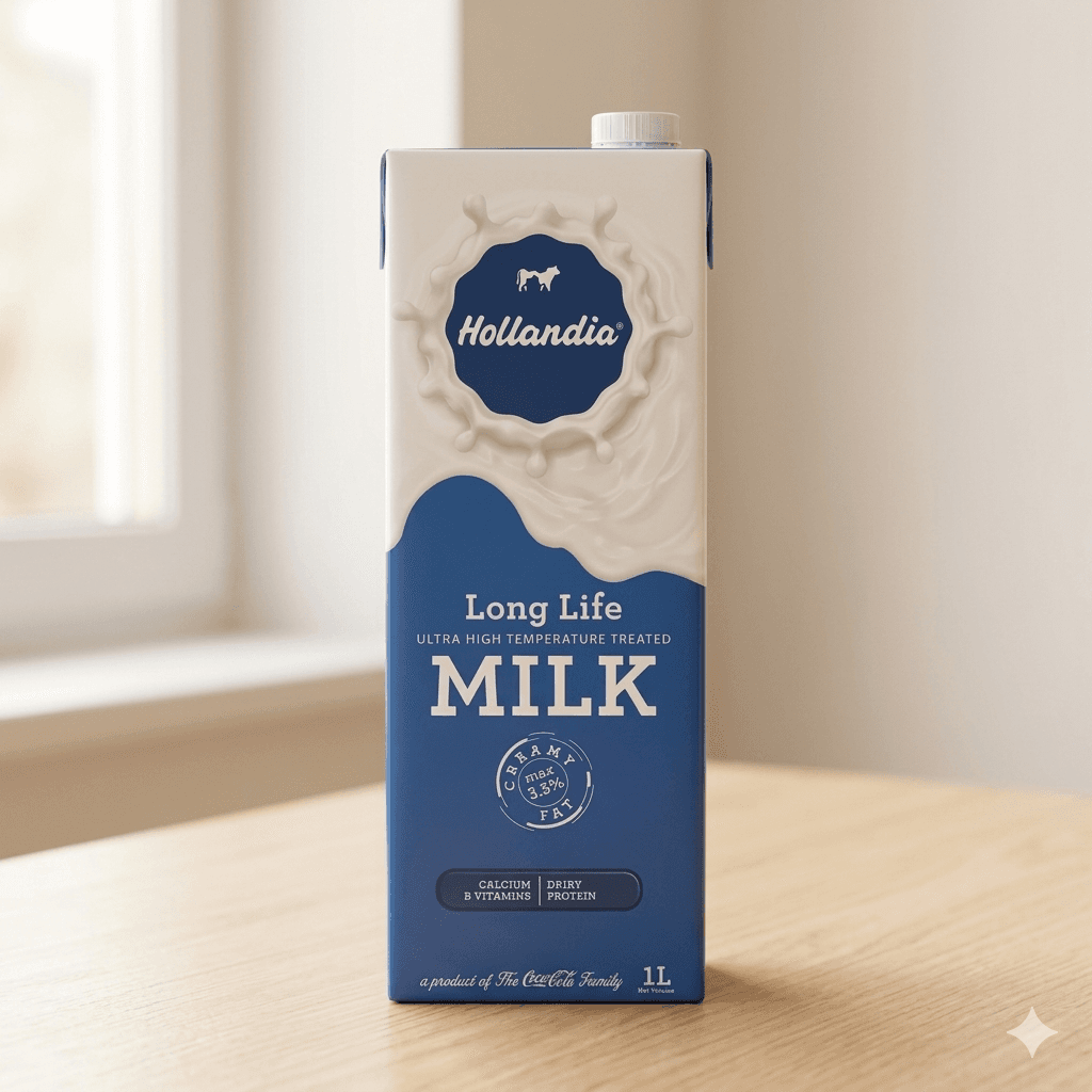 Hollandia UHT Full Cream Milk 1L — by Hollandia — Milk Drinks from NG — Afrizonemart