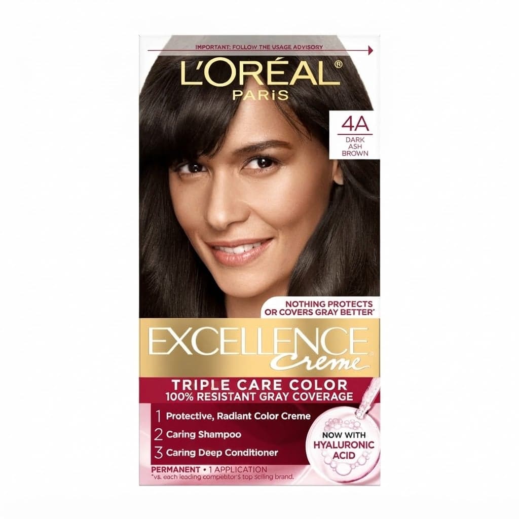 Excellence Creme Triple Care Hair Color - 4A Dark Ash Brown