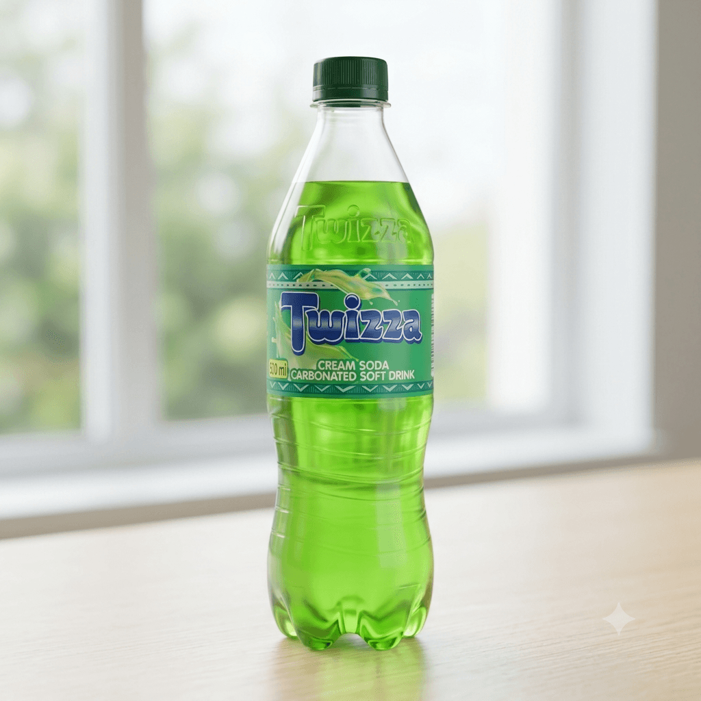 Twizza Cream Soda 500ml — by Twizza — Carbonated Drinks from ZA — Afrizonemart