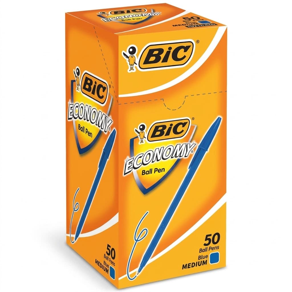 Bic Pen Pack of 50 Bulk — by Eleganza — Stationery from NG — Afrizonemart