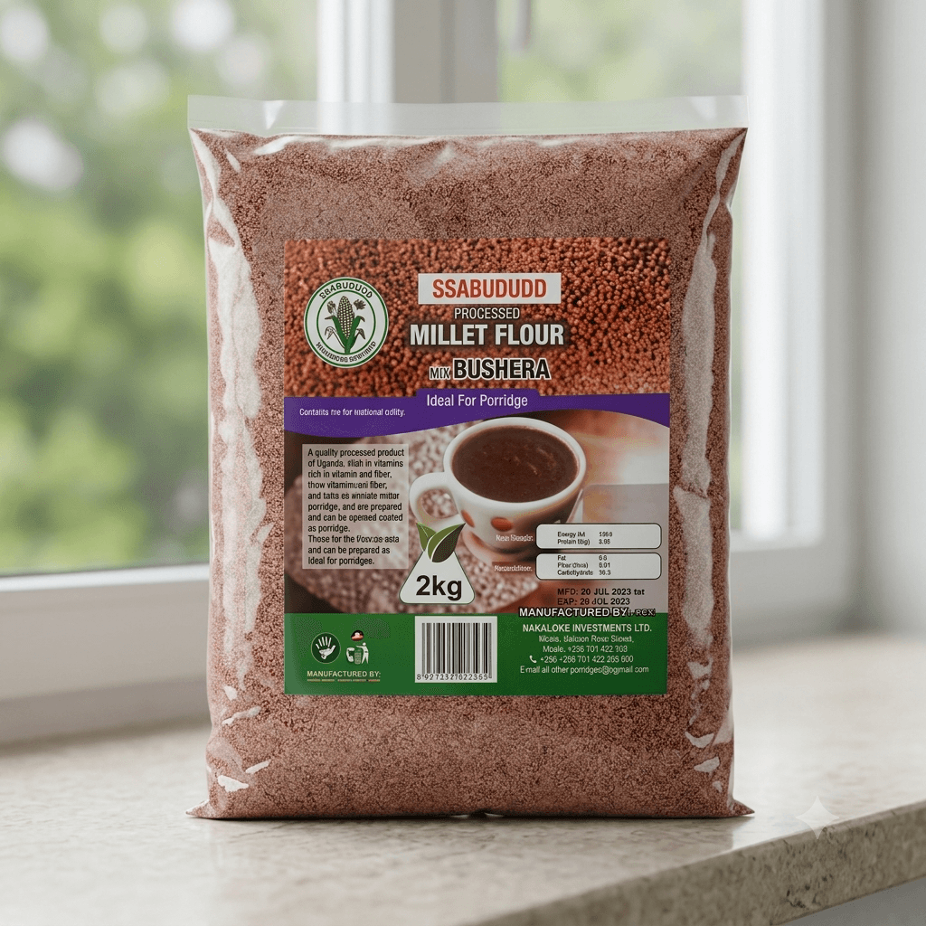 Bbabuddu Millet Flour For Bushera - 2kg