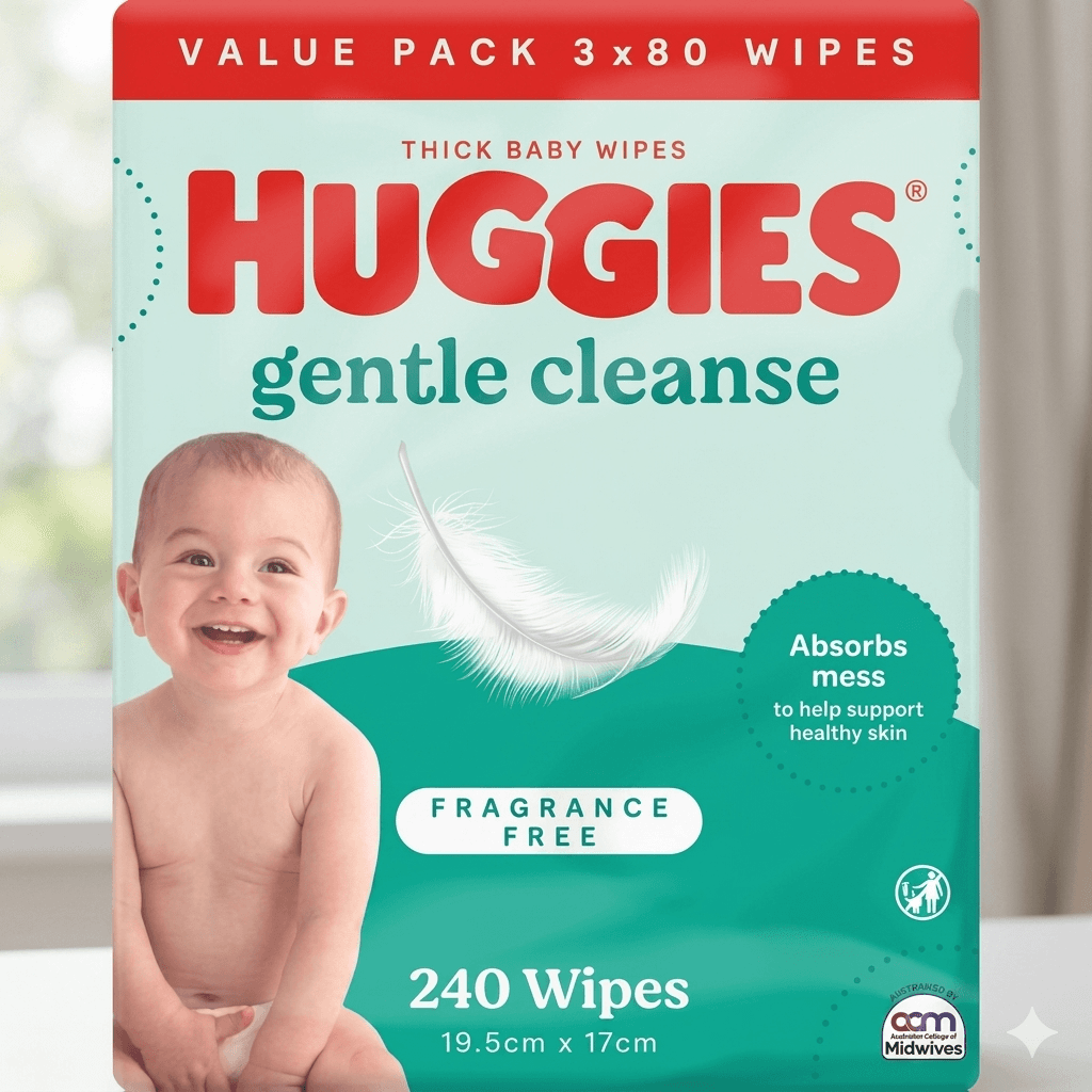 Huggies Wipes Triple Pack (240 count)