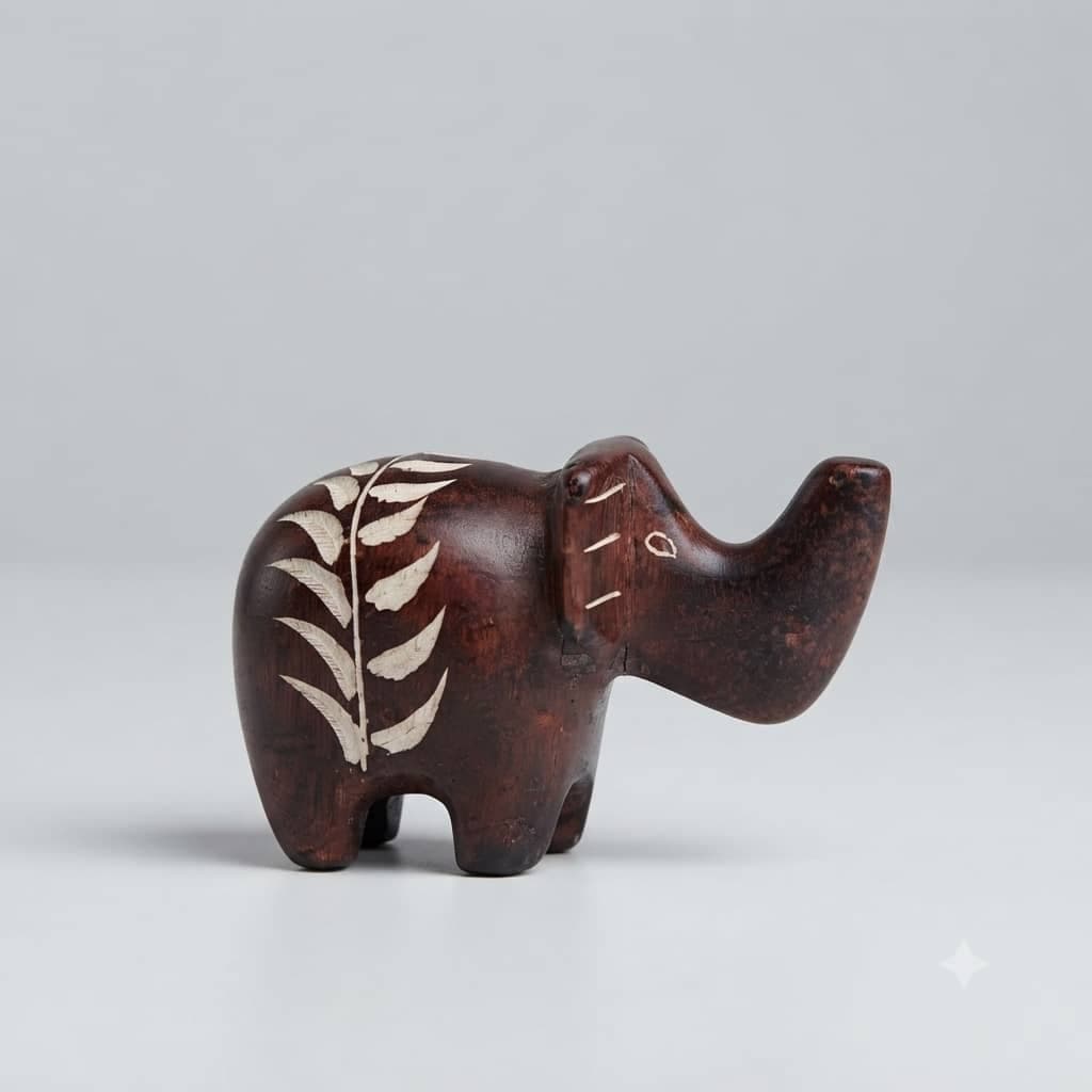 Kasenyi Leaf Miniature Elephant