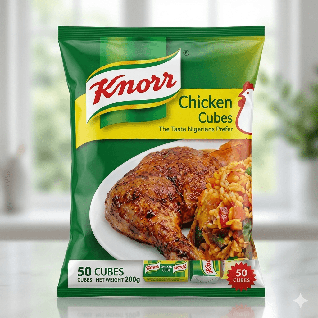 Knorr Chicken Cubes 50pcs — by Knorr — Spices Seasonings from NG — Afrizonemart