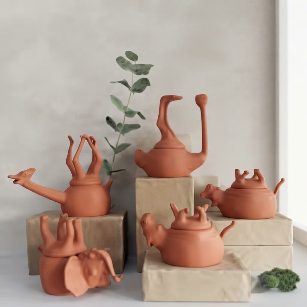 Sleeping Animals-Terracotta