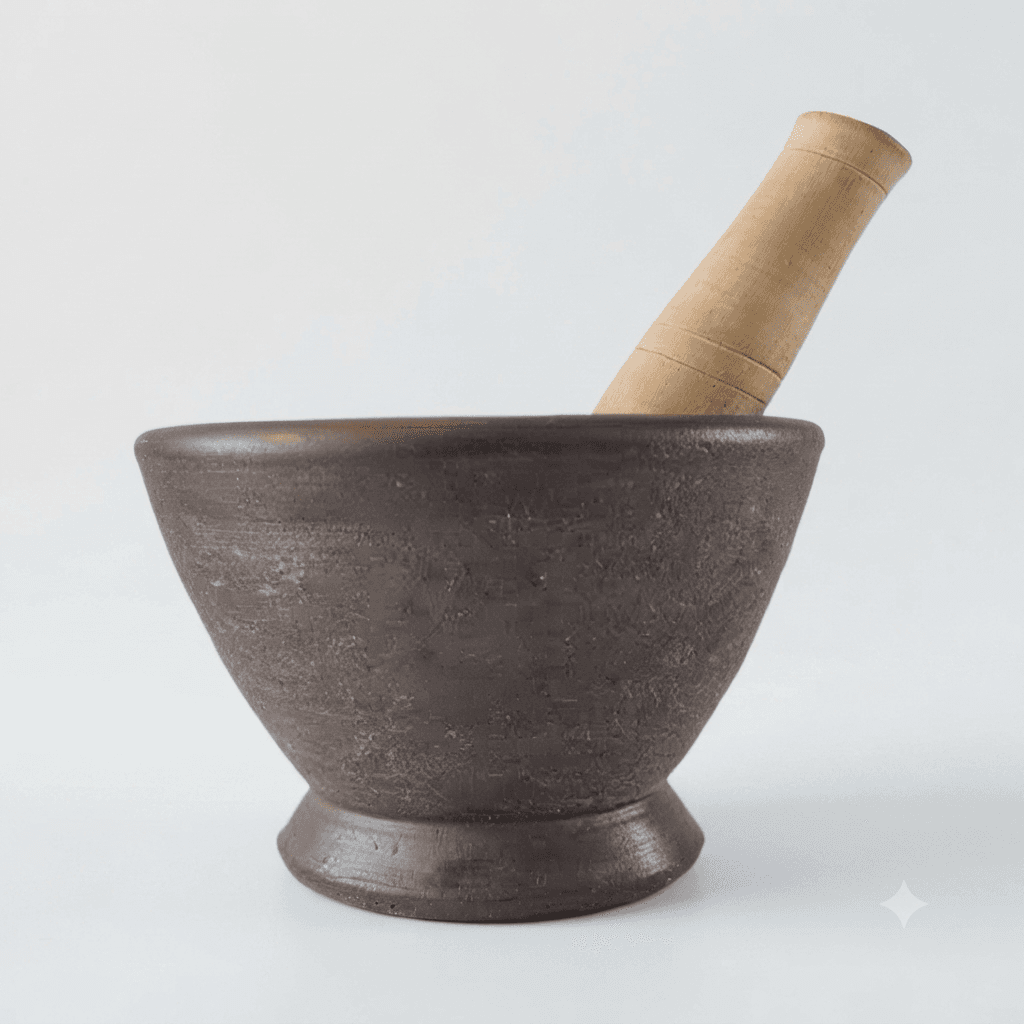 Traditional Wooden Mortar & Pestle