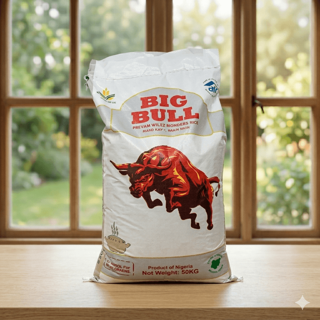 Big Bull Parboiled Rice 50kg