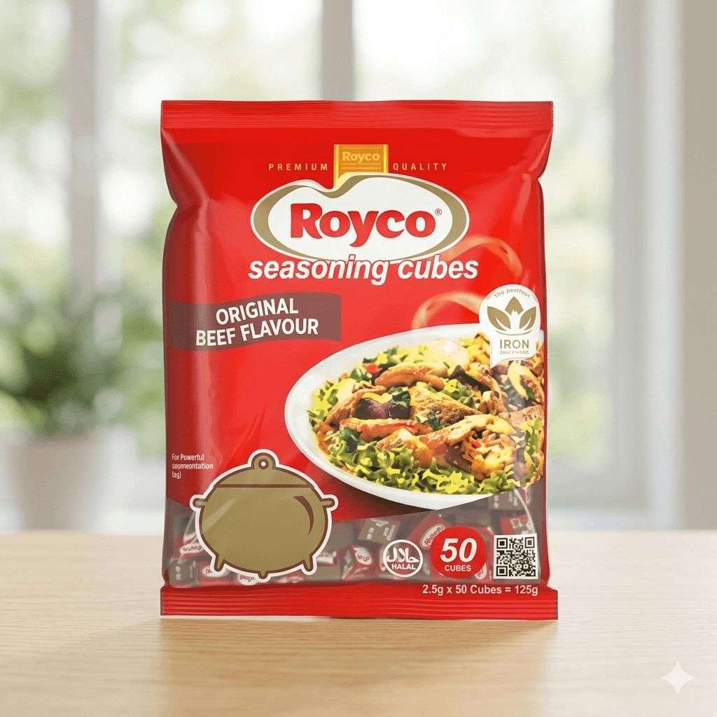 Royco Beef Cubes 50pcs — by Royco — Spices Seasonings from NG — Afrizonemart