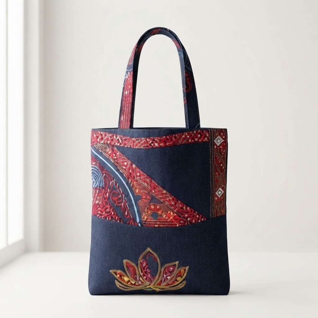 Lotus Tote Bag — by Chanasa Chifundo Malawi — Malawi Bags products from MW — Afrizonemart