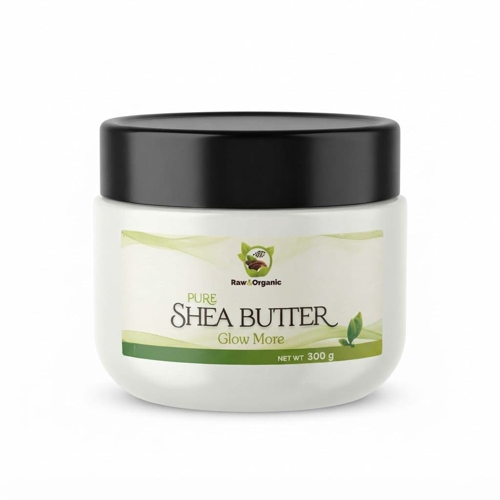 Raw & Organic, Pure Shea Butter - Glow More - 300g