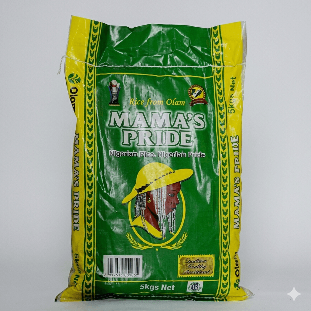 Mama's Pride Parboiled Rice 5kg — by Mama's Pride — Rice from NG — Afrizonemart