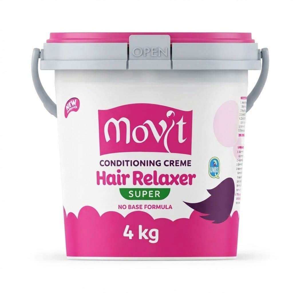 Movit No Base Hair Relaxer 4kg - Super