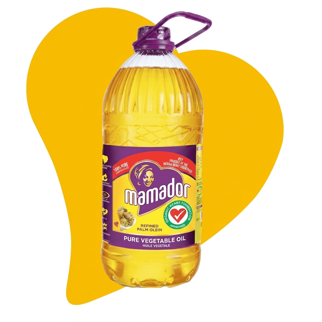 Mamador Vegetable Oil 5L — by Mamador — Cooking Oils from NG — Afrizonemart