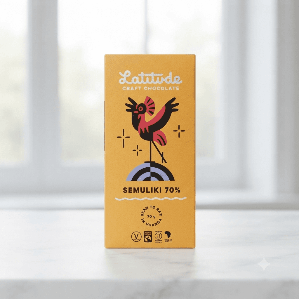 KWANZA, Latitude Craft Chocolate - Semuliki 70% — by Kwanza Stock — food-agriculture-specialty-chocolate products from UG — Afrizonemart