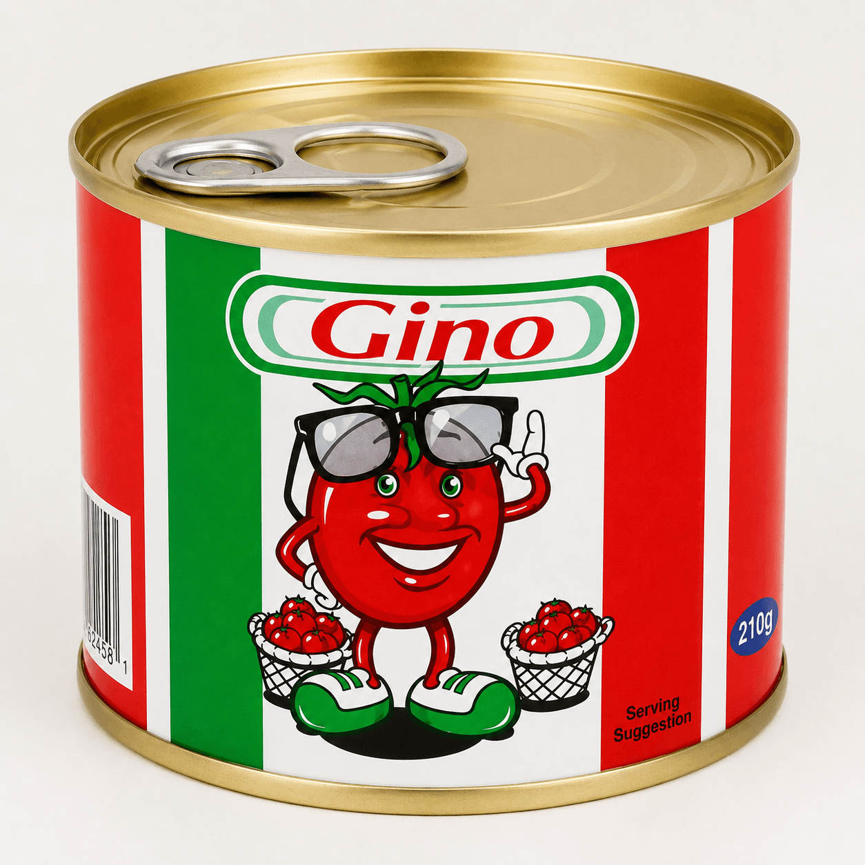 Gino Tomato Paste 210g Tin