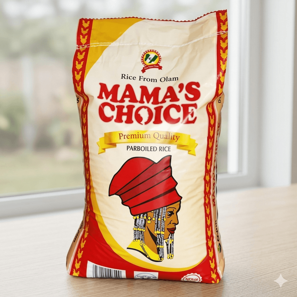 Mama's Choice Parboiled Rice 25kg — by Mama's Choice — Rice from NG — Afrizonemart