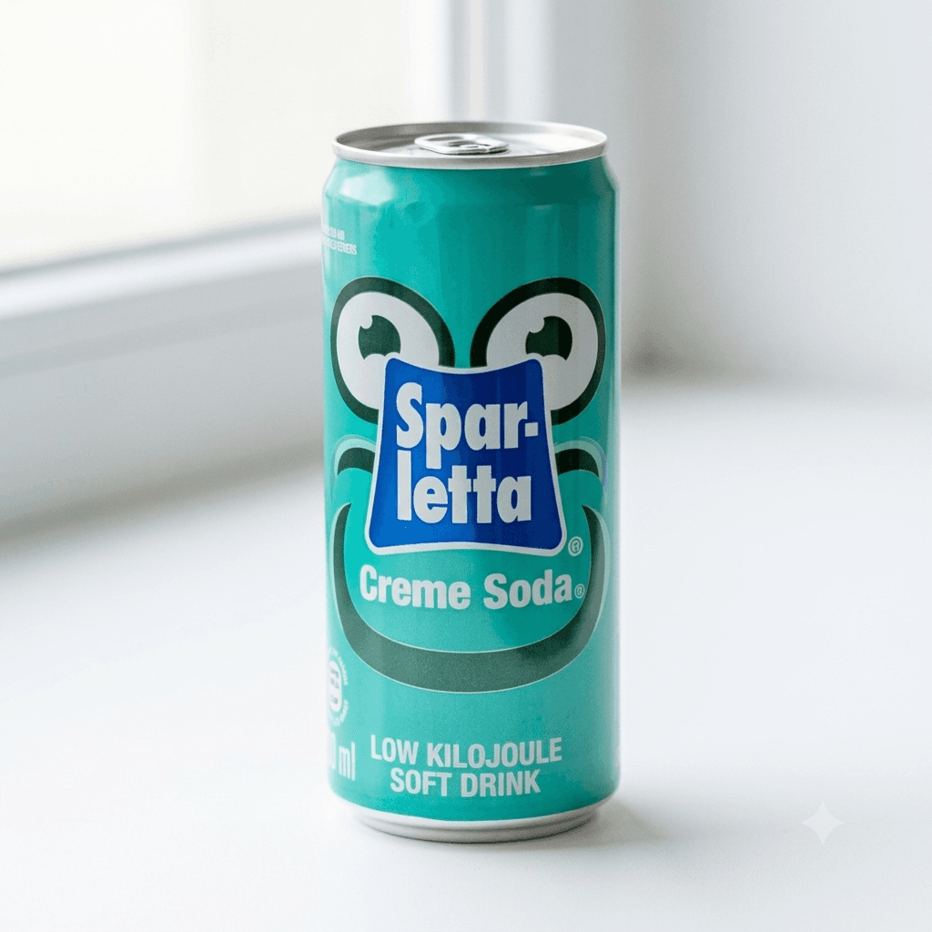 Sparletta Creme Soda 300ml Can — by Sparletta — Carbonated Drinks from ZA — Afrizonemart