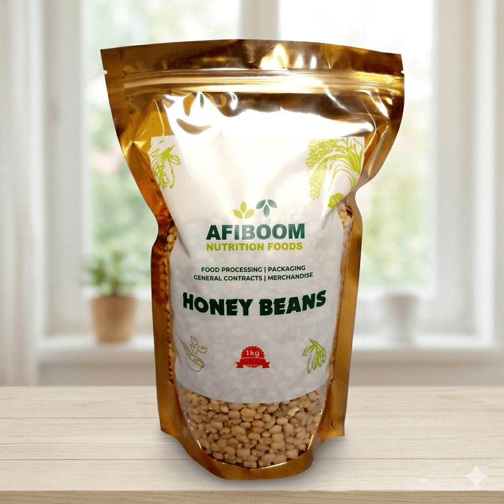 Honey Beans (Oloyin) 1kg — by Local — Beans Legumes from NG — Afrizonemart