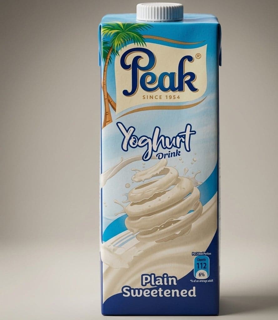 Peak Plain Yoghurt 1L — by Peak — Milk Dairy from NG — Afrizonemart