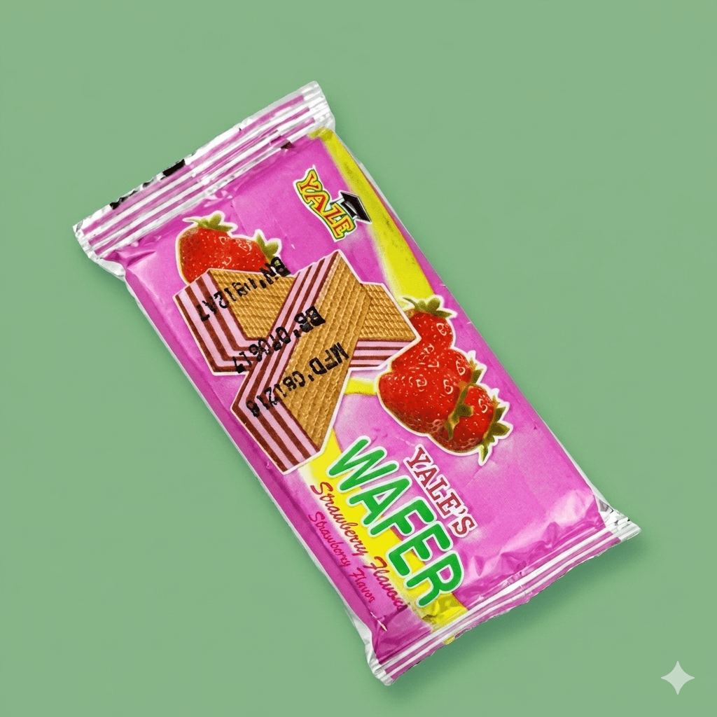 Yale Wafer Strawberry 80g