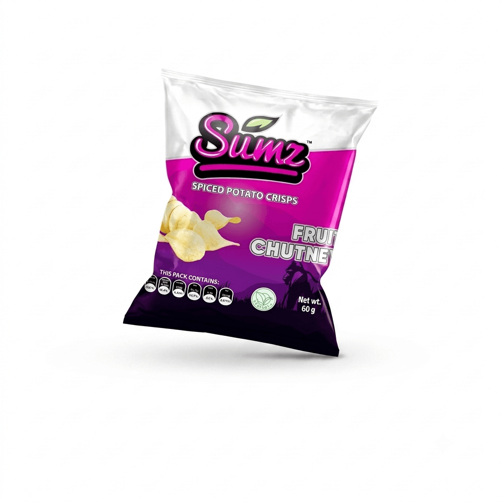 Sumz, Potato Crisps Fruit Chutney - 60g