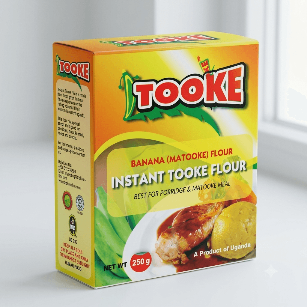 Tooke, Instant Tooke Flour Banana (Matooke) Flour - 250g — by TOOKE/BIRD C — Flours products from UG — Afrizonemart