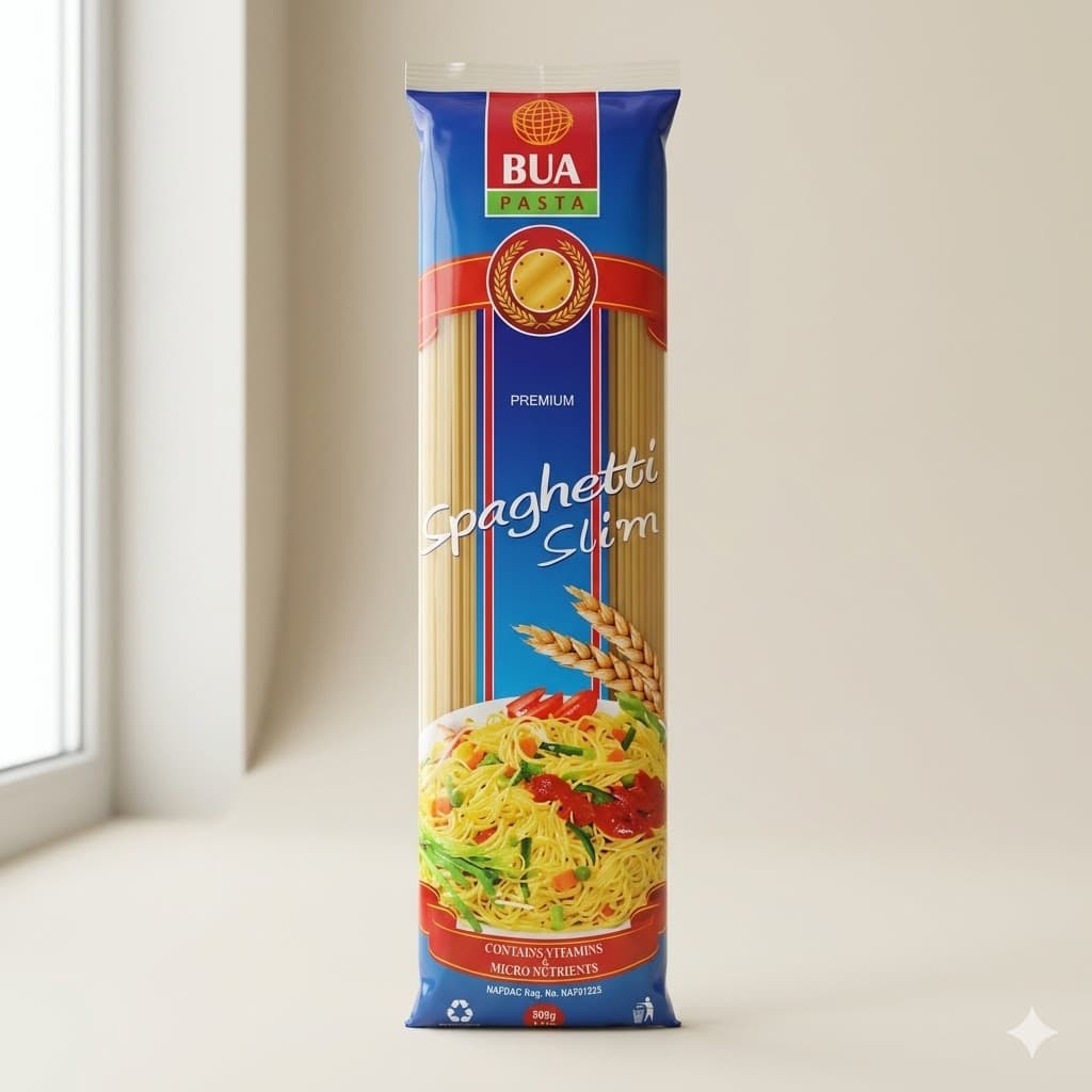 BUA Pasta Spaghetti 500g — by BUA — Pasta Noodles from NG — Afrizonemart
