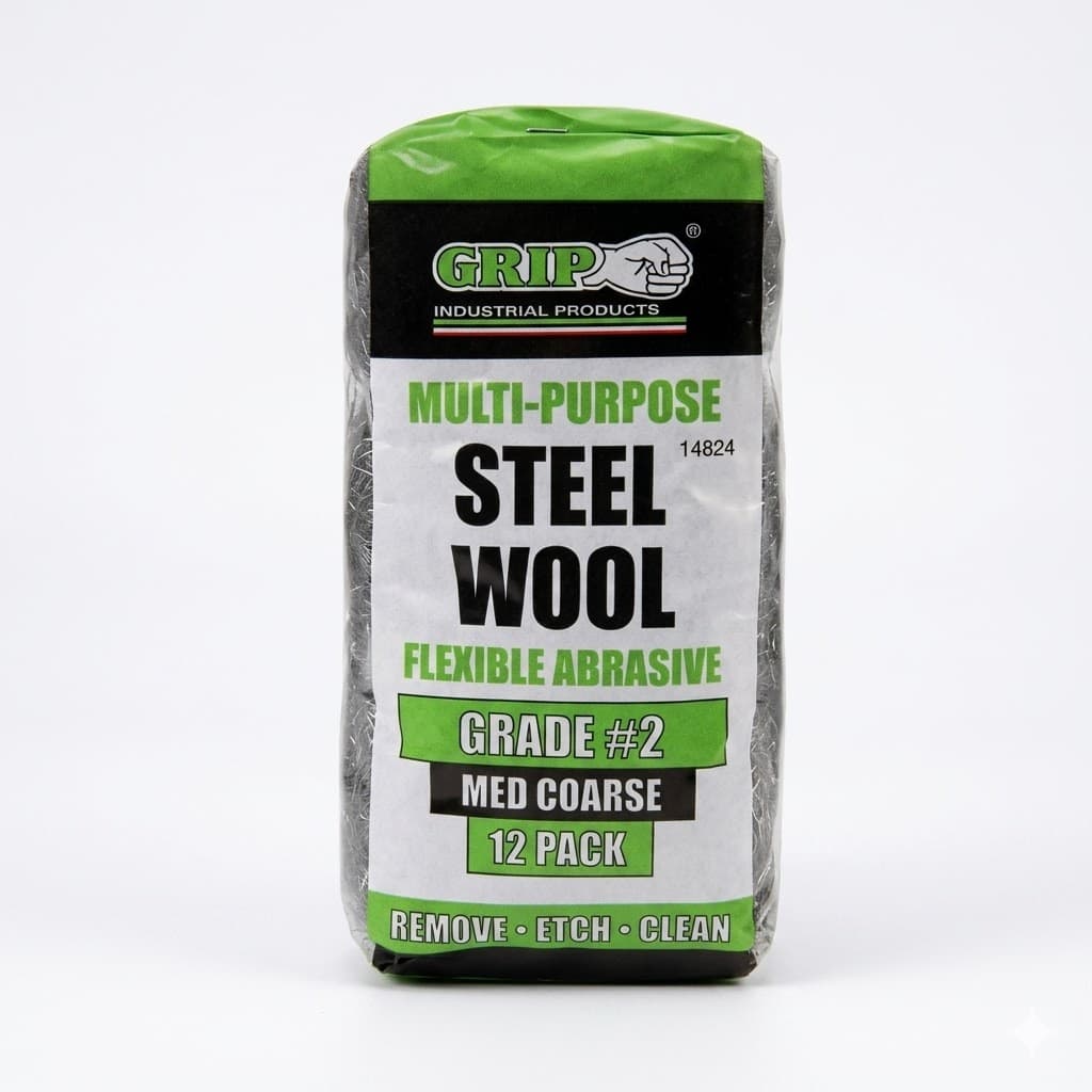 Steel Wool Pads Pack of 12