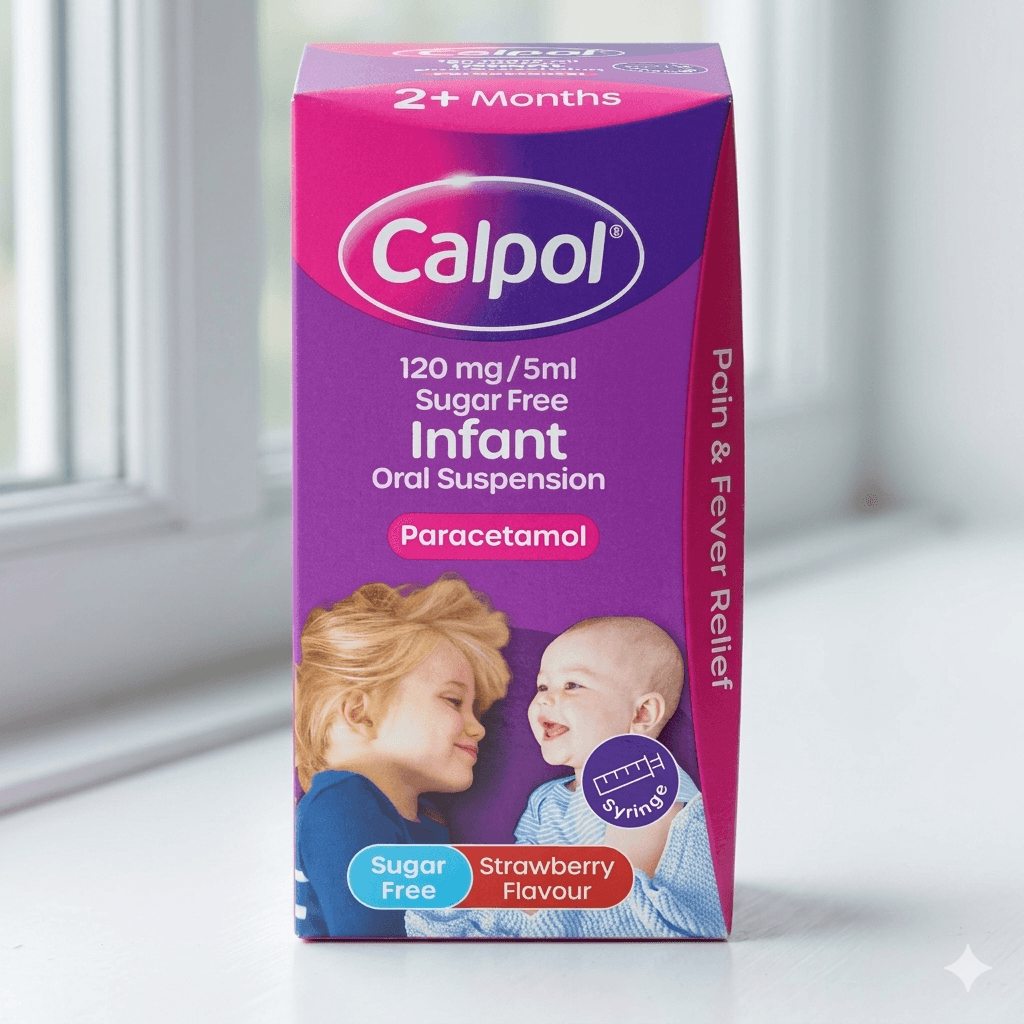 Pediatric Calpol Suspension 60ml — by Calpol — Baby Wellness from NG — Afrizonemart