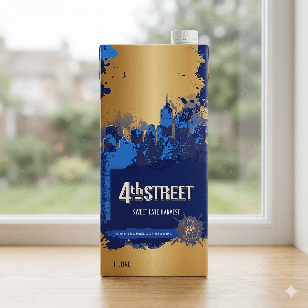 4th Street natural sweet late harvest 1l — by 4th Street — red-wine from ZA — Afrizonemart