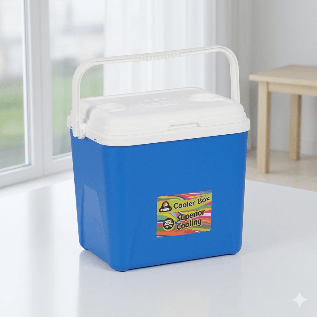 Eleganza Plastic Cooler Box 25L — by Eleganza — office-supplies-office-essentials from NG — Afrizonemart