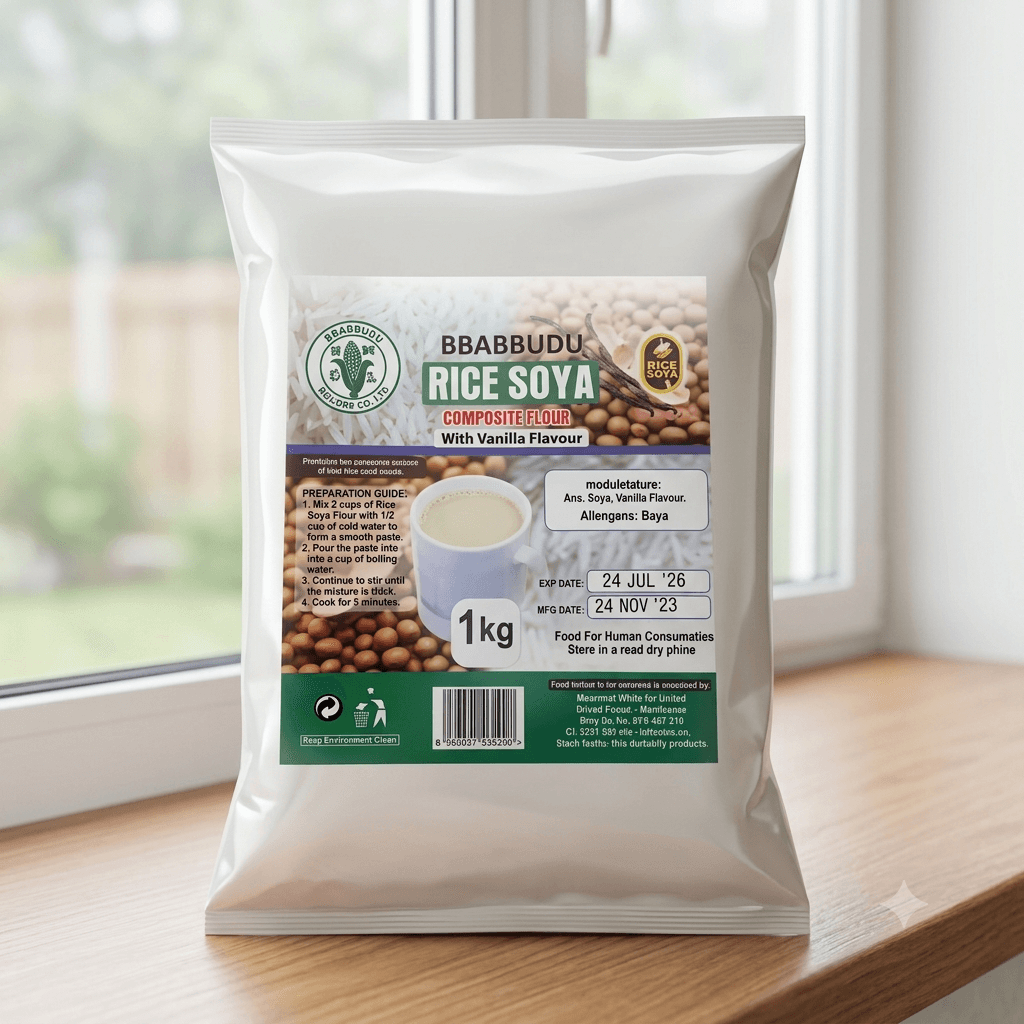 Rice Soya Composite Flour With Vanilla - 1kg