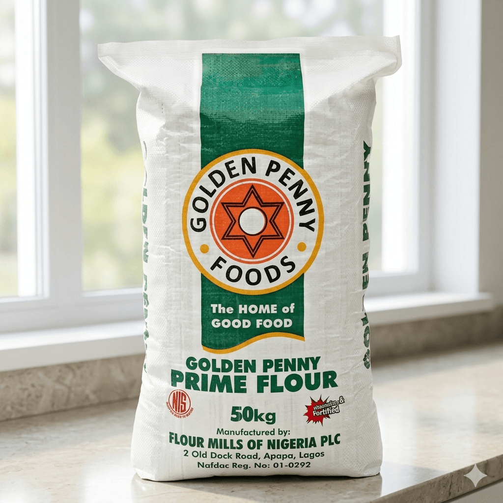 Golden Penny Flour 50kg (Bag) — by Golden Penny — Flour Baking from NG — Afrizonemart
