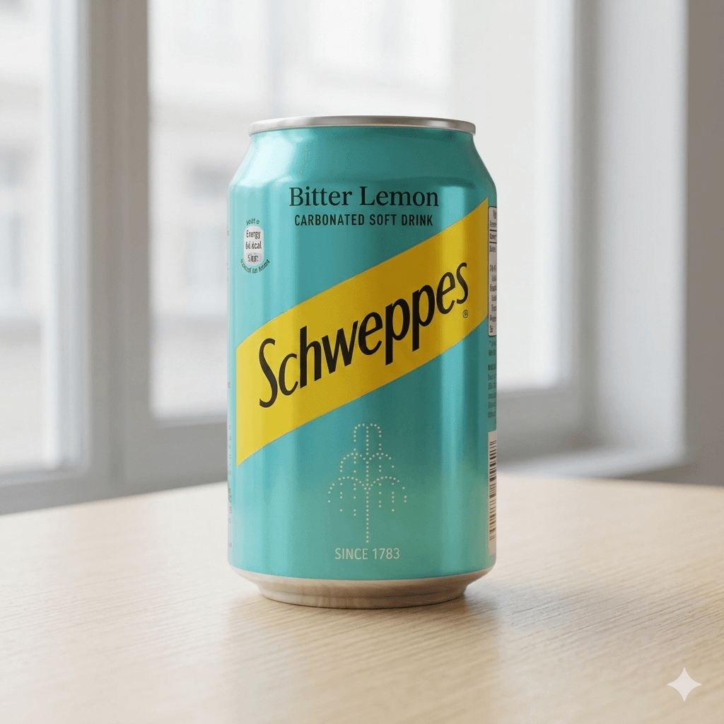 Schweppes Bitter Lemon 33cl Can