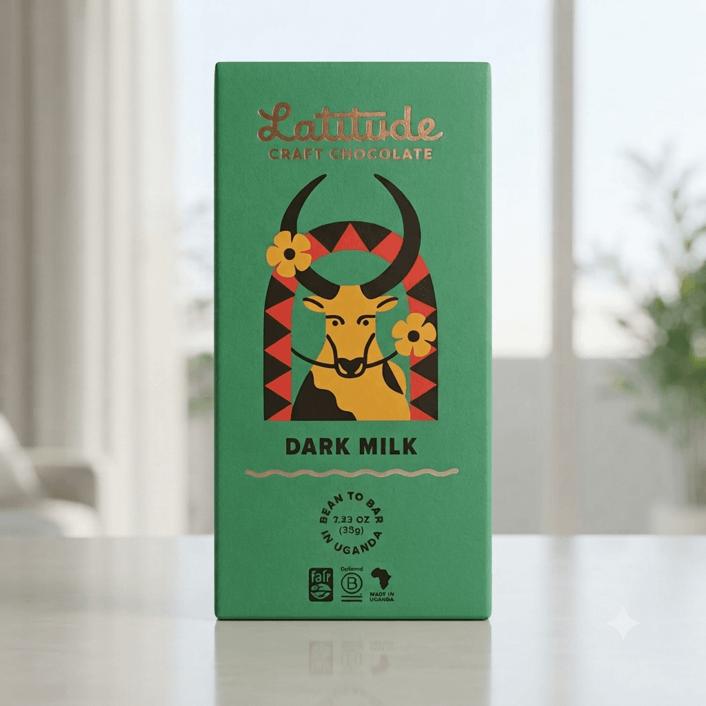 KWANZA, Latitude Craft Chocolate - Dark Milk - 35g